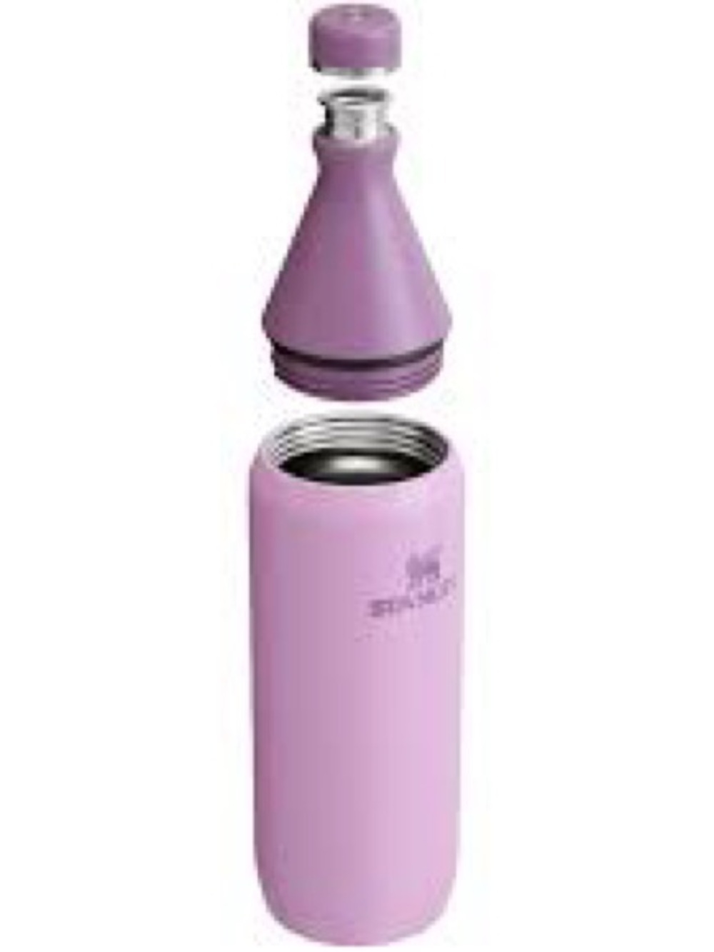 Stanley slim bottle Stainless Steel Lavender Water Bottle 20oz screw on - Picture 3 of 4